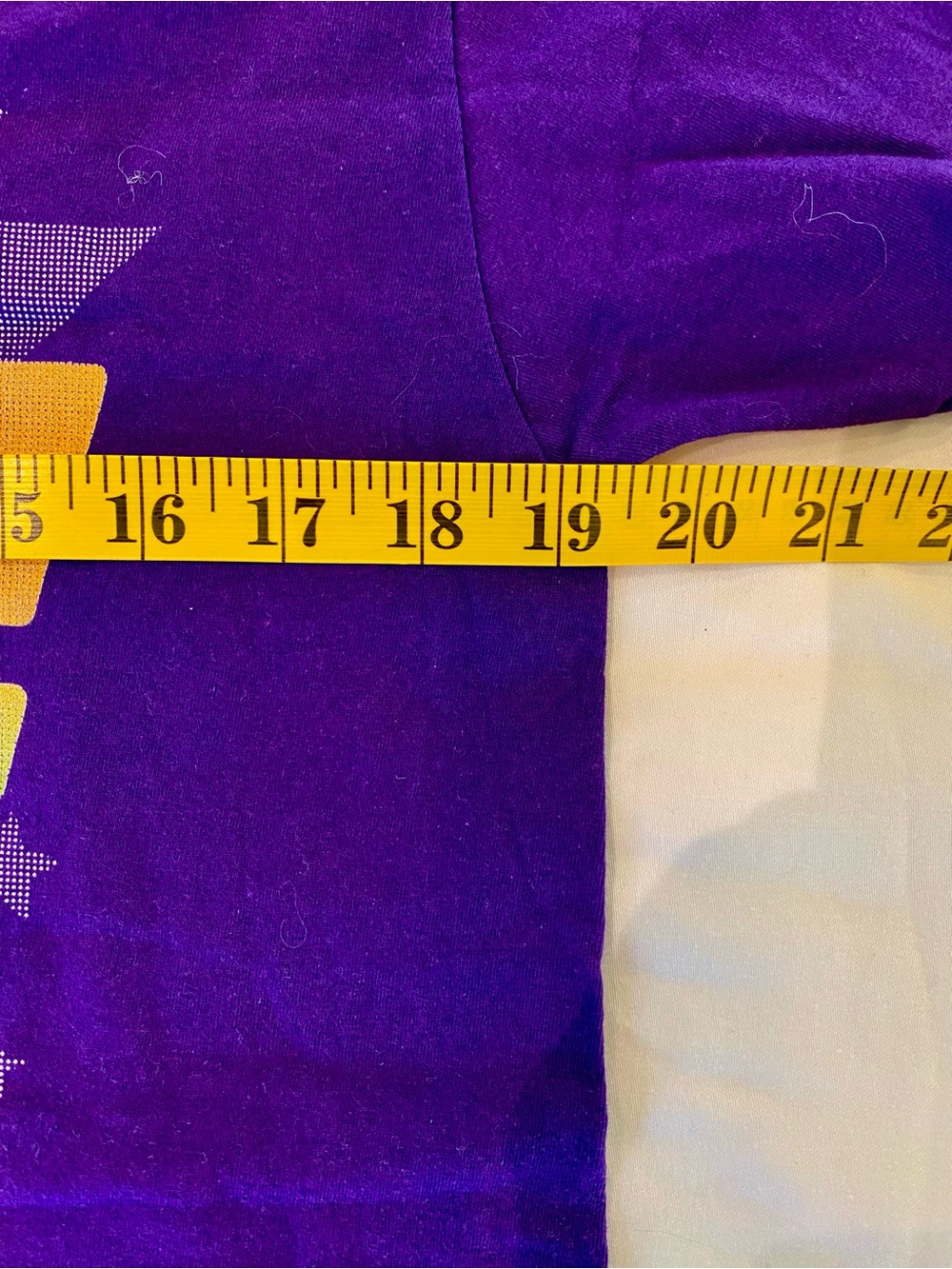 Port and Company Purple David Bowie Graphic Tee with Yellow/Green Gradient Logo - Picture 3 of 3